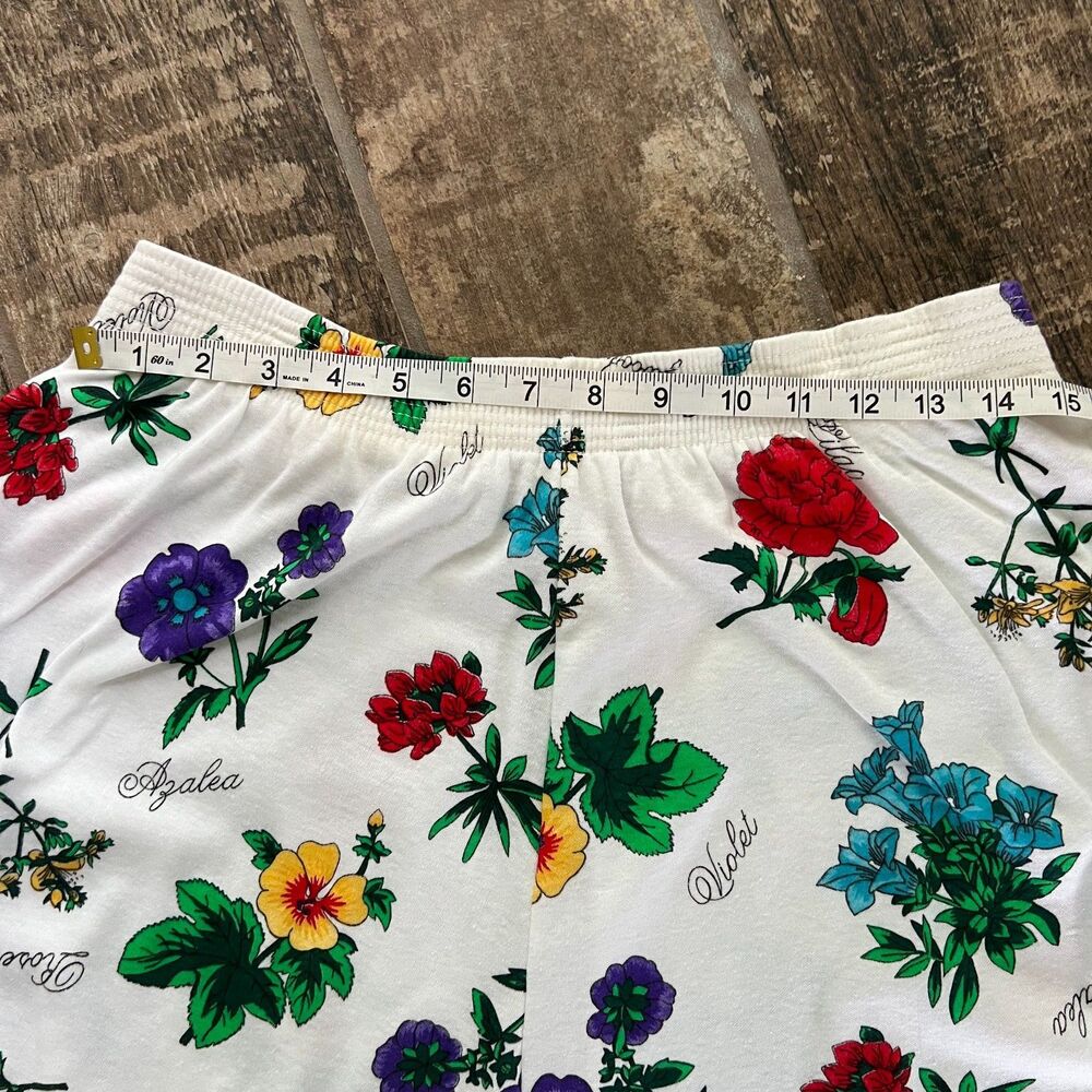 Vintage Peter Popovitch Petite Garden Flower Skirt with Pockets Women's Large - Picture 5 of 7